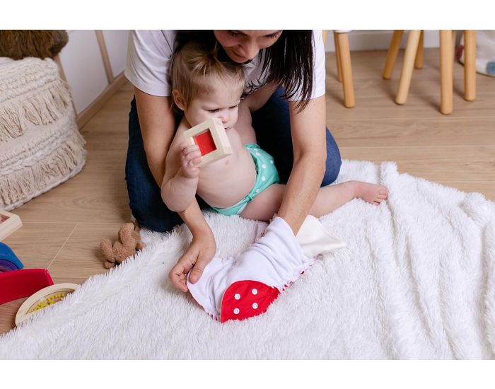 APPLECHEEKS Lot de 2 Inserts Langes en Bambou et coton bio (6)