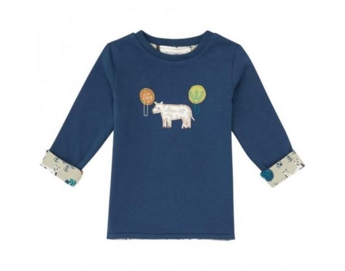 SENSE ORGANICS T-Shirt B�b� Bio - R�versible - Vache (1)