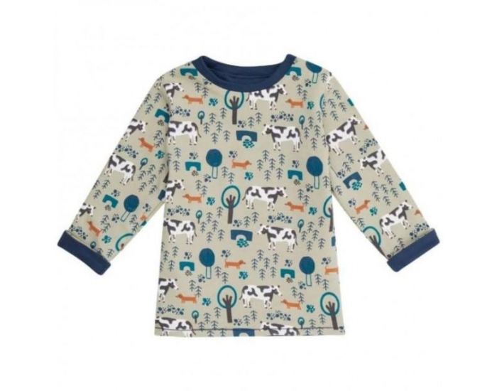 SENSE ORGANICS T-Shirt B�b� Bio - R�versible - Vache (2)