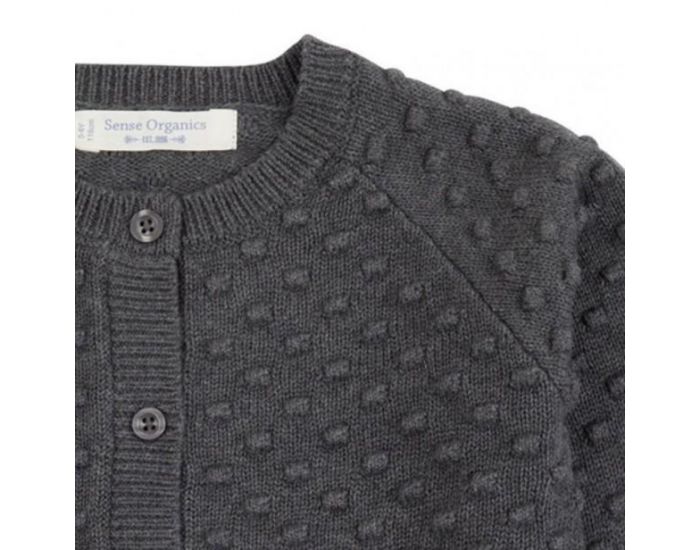 SENSE ORGANICS Gilet B�b� - en Maille de Coton Bio (1)