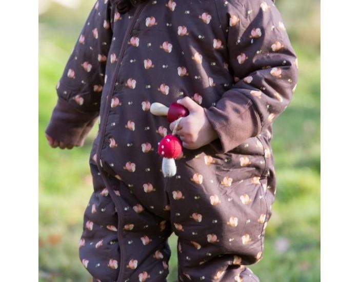 LITTLE GREEN RADICALS Combi-Pilote en Coton Bio - Oiseaux  (3)