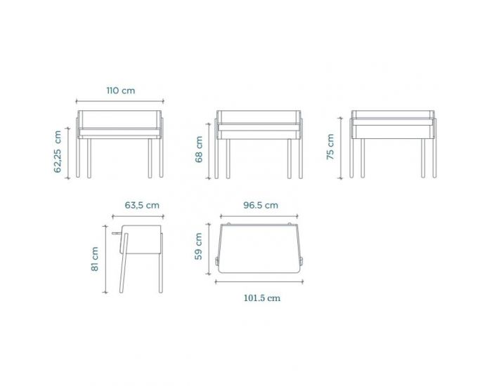 OEUF NYC Bureau Enfant Design - Brooklyn Desk (5)