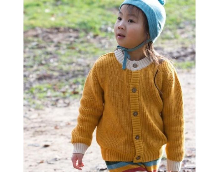 LITTLE GREEN RADICALS Gilet B�b� - Jaune Tournesol  (2)