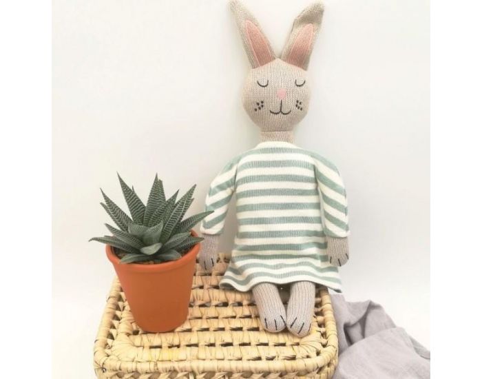 BEST YEARS Grande Poup�e en Coton Bio - Bunny - D�s la naissance (1)