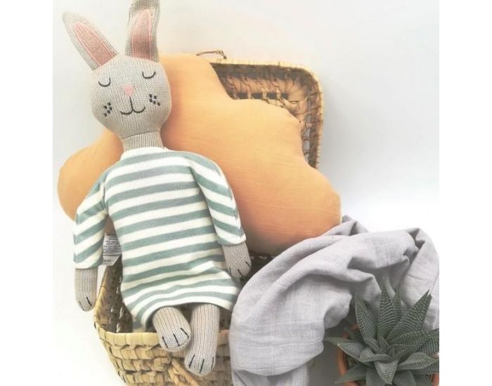 BEST YEARS Grande Poup�e en Coton Bio - Bunny - D�s la naissance (3)