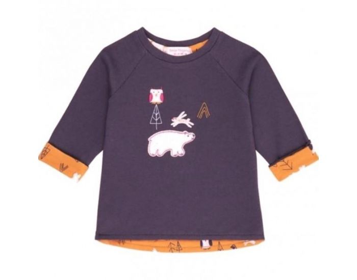 SENSE ORGANICS T-Shirt B�b� Bio - R�versible - Ours (1)