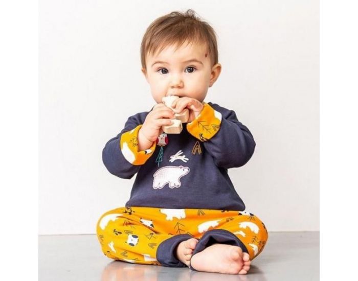 SENSE ORGANICS T-Shirt B�b� Bio - R�versible - Ours (3)