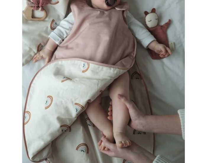 FABELAB Gigoteuse R�versible Bio - Rainbow (2)