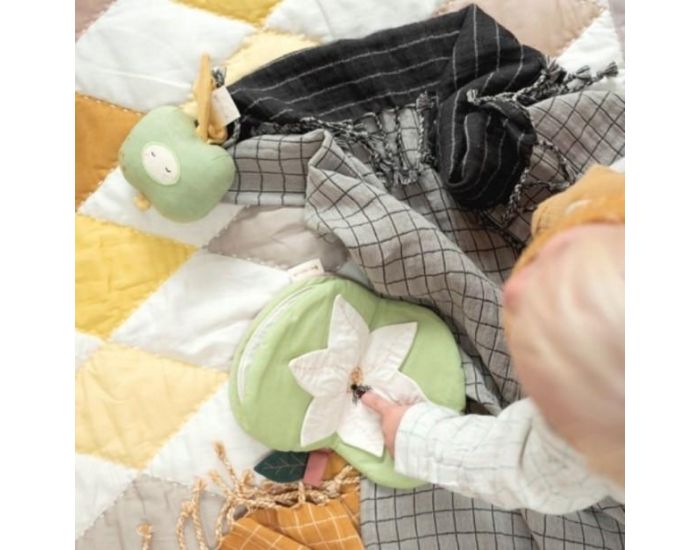 FABELAB Jouet d'�veil en Tissu Bio - Pomme - D�s la Naissance (1)