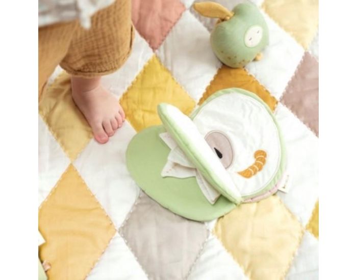 FABELAB Jouet d'�veil en Tissu Bio - Pomme - D�s la Naissance (2)