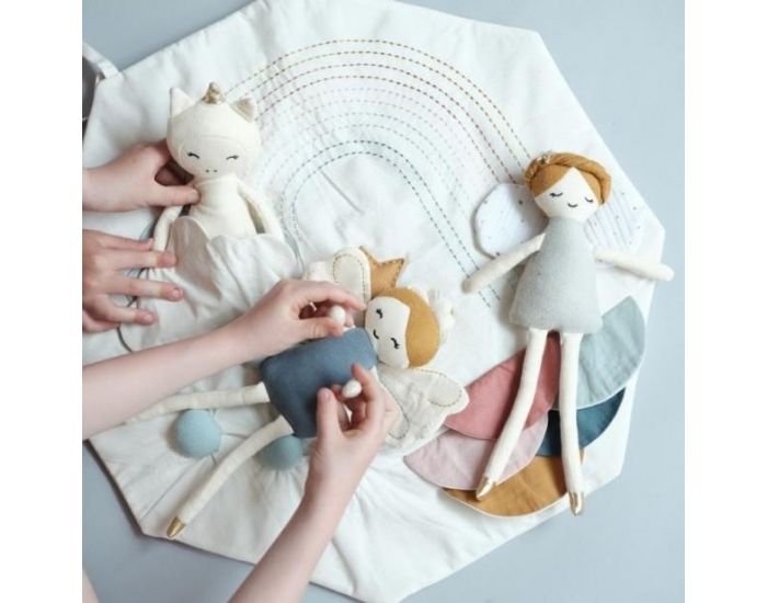 FABELAB Jouet d'�veil en Coton Bio - Arc en Ciel - D�s la Naissance (1)