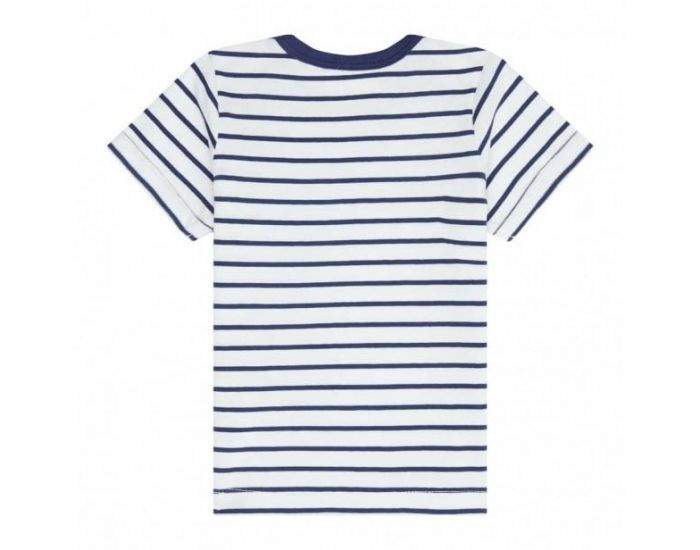 SENSE ORGANICS T-shirt B�b� en Coton Bio - Ray� - Bleu Marine  (4)