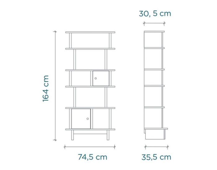 OEUF NYC Biblioth�que pour Enfant Mini-library - Verticale  (3)