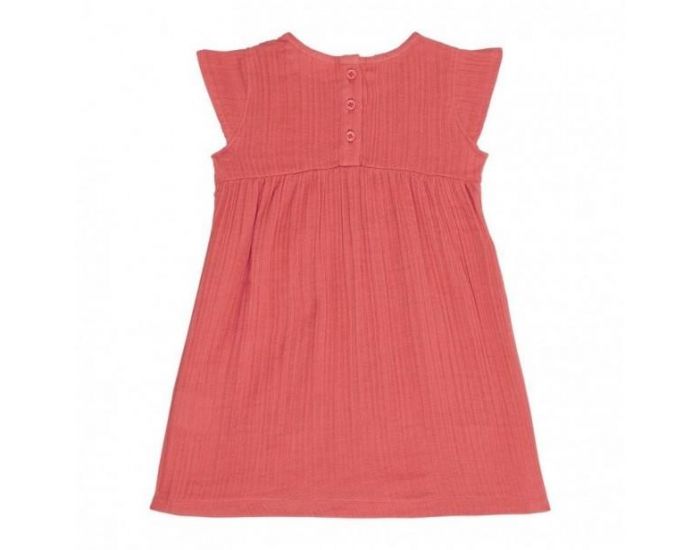 SENSE ORGANICS Robe B�b� Bio - Rouge Coquelicot (1)