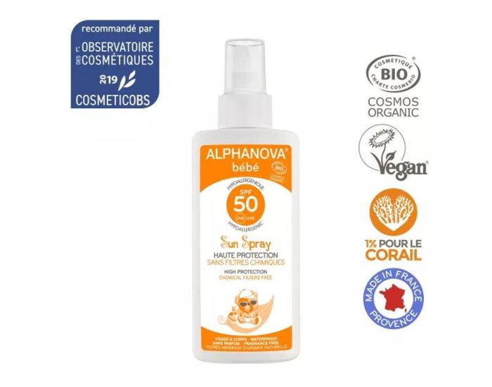 ALPHANOVA SUN Spray Solaire Bb - SPF 50 (2)