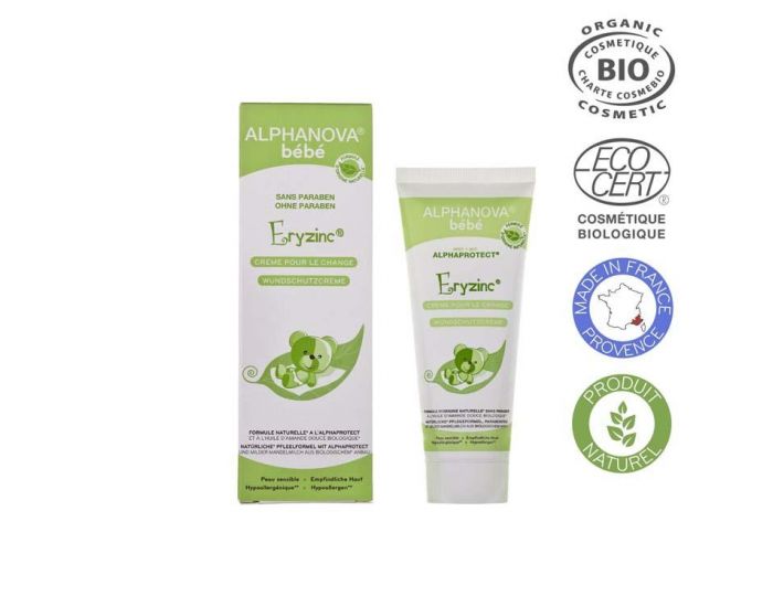 ALPHANOVA BEBE Crme pour le change Eryzinc ALPHANOVA BEBE (1)