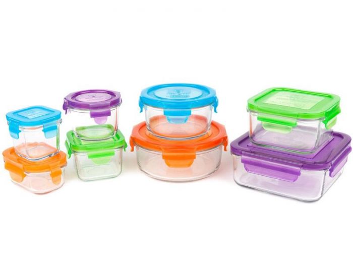 WEANGREEN Coffret 8 Pots de Conservation en verre tremp WEANGREEN (1)