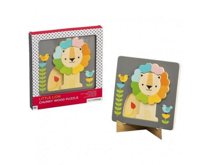 PETIT COLLAGE Puzzle - Lion - D�s 18 Mois  (1)