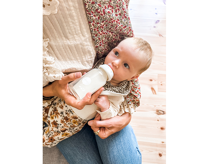 HEVEA Biberon en Verre  120 ml (2)