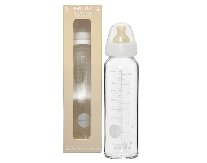 HEVEA Biberon en Verre  240 ml (1)
