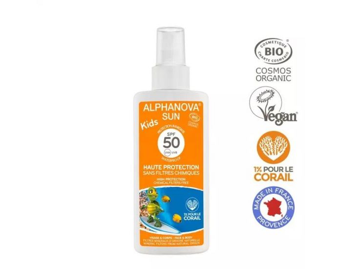 ALPHANOVA SUN Spray solaire Enfants - SPF 50 (3)