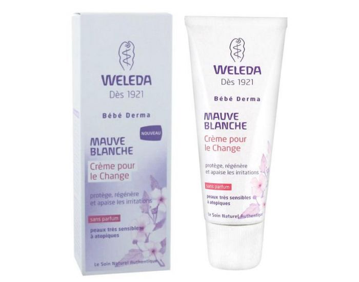 WELEDA Crme pour le Change Derma  la Mauve Blanche WELEDA (1)