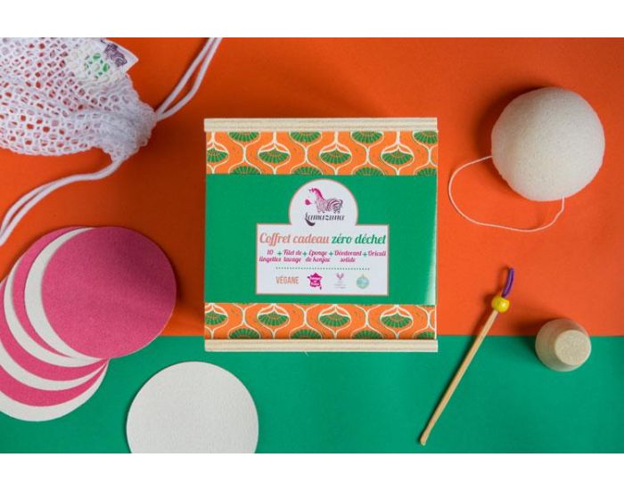 LAMAZUNA Coffret Z�ro D�chet Lingettes D�maquillantes (3)