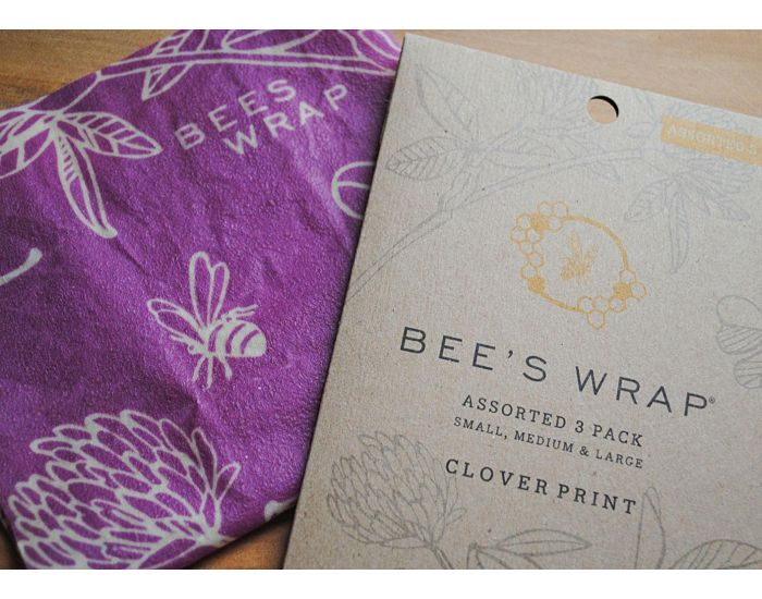 BEE'S WRAP Lot de 3 Emballages Multi taille Clover (8)