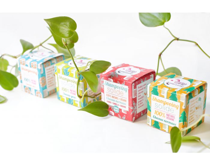 LAMAZUNA Shampoing Solide Cheveux Gras  la Litse Citronne (1)