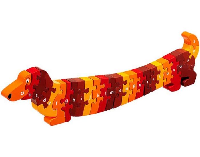 LANKA KADE Puzzle en bois Chien Alphabet - Ds 3 ans - 26 Pices (2)