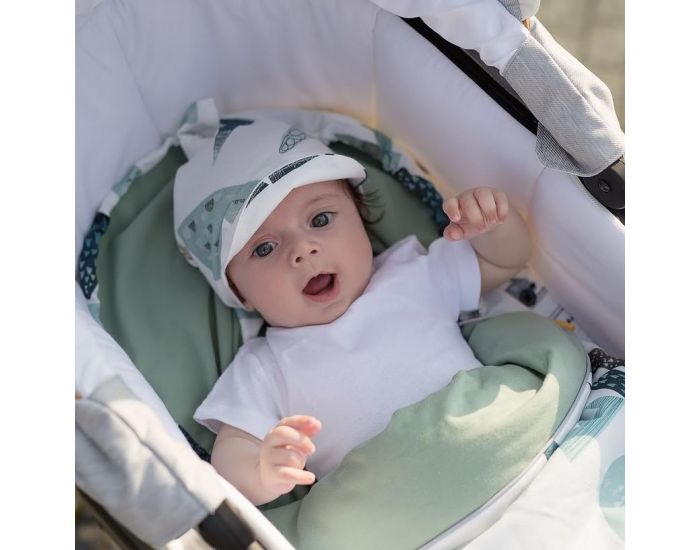 SEVIRA KIDS Casquette Bandana - Foulard b�b� en coton avec visi�re - City Boy (16)