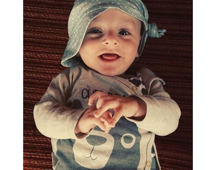 SEVIRA KIDS Casquette Bandana - Foulard b�b� en coton avec visi�re - City Boy (3)