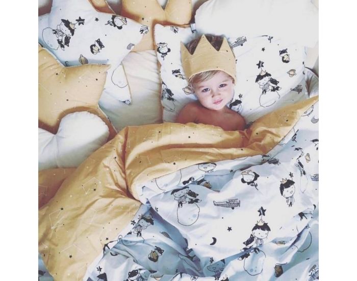 SEVIRA KIDS Gigoteuse Turbulette lgre - 100% coton - Mon Prince (1)