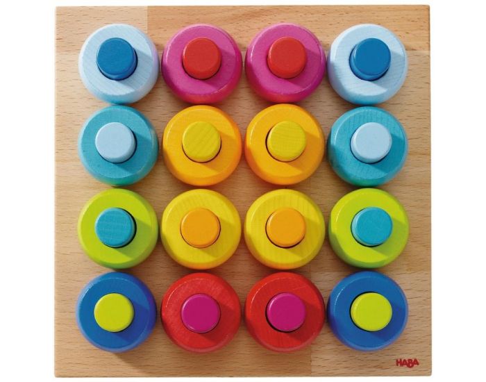 HABA Jeu � Enfiler Anneaux Multicolores - D�s 2 ans (2)