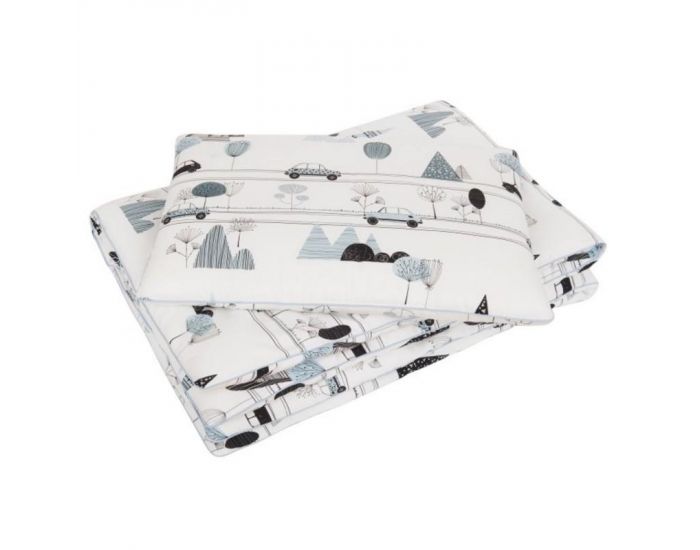 SEVIRA KIDS Couette 135x100 et Oreiller Enfant - City (1)