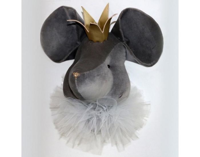 SEVIRA KIDS D�coration murale - troph�e animal en peluche Petite Souris (4)