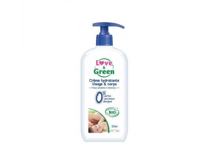 LOVE & GREEN Cr�me Hydratante Bio - 500 ml  (1)