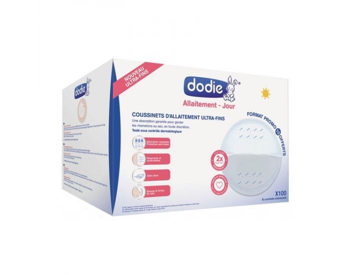DODIE Coussinets d'Allaitement - Slim Jour (1)