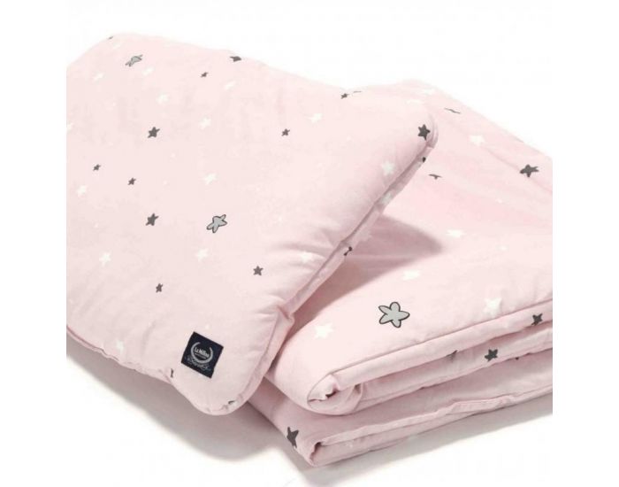 SEVIRA KIDS Couette 135x100 et Oreiller Enfant - Licorne rose (1)