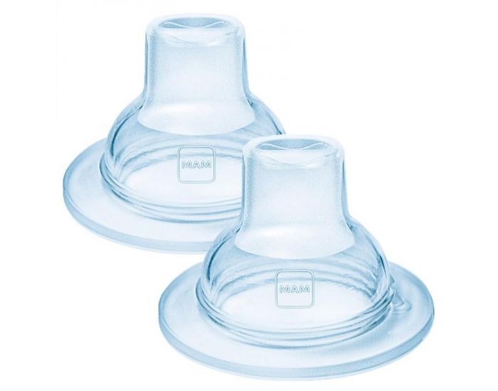 MAM MAM Bec Souple Antifuite - Lot de 2 - Silicone (1)