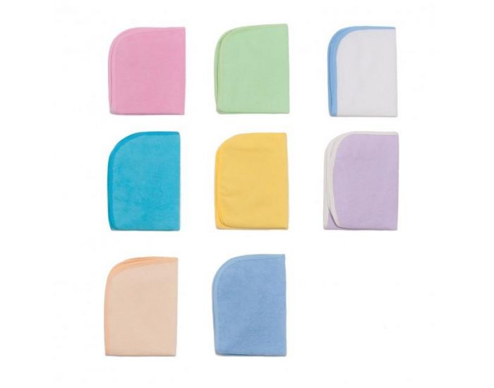 SEVIRA KIDS Lot de 3 Bavoirs d'paule Coton doubls en toile cire - Couleurs alatoires (15)