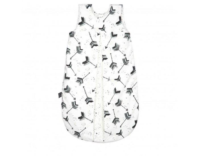 SEVIRA KIDS Gigoteuse turbulette en coton lger utilisable toute l'anne - Boho Arrows Blanc (11)