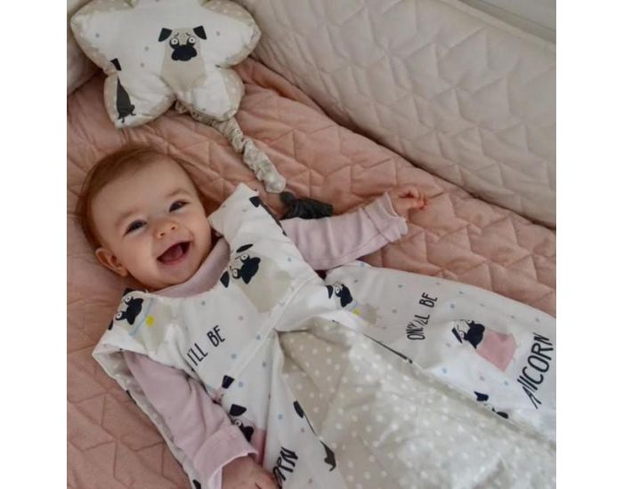 SEVIRA KIDS Gigoteuse turbulette en coton lger utilisable toute l'anne - Boho Arrows Blanc (12)