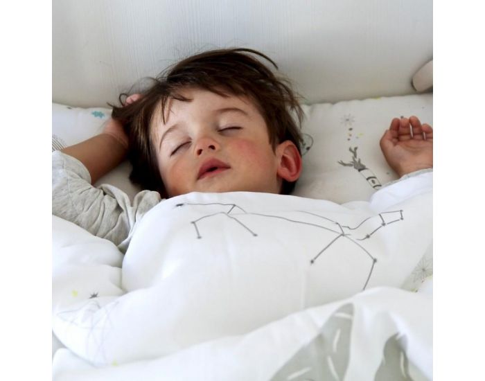 SEVIRA KIDS Couette 135x100 et Oreiller Enfant - Collection Lapin Blanc (12)