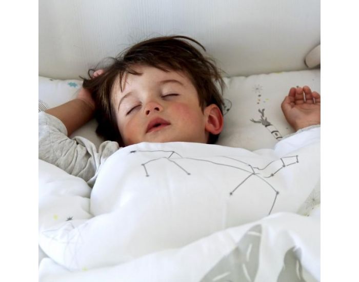 SEVIRA KIDS Couette 135x100 et Oreiller Enfant - Collection Lapin Blanc (20)