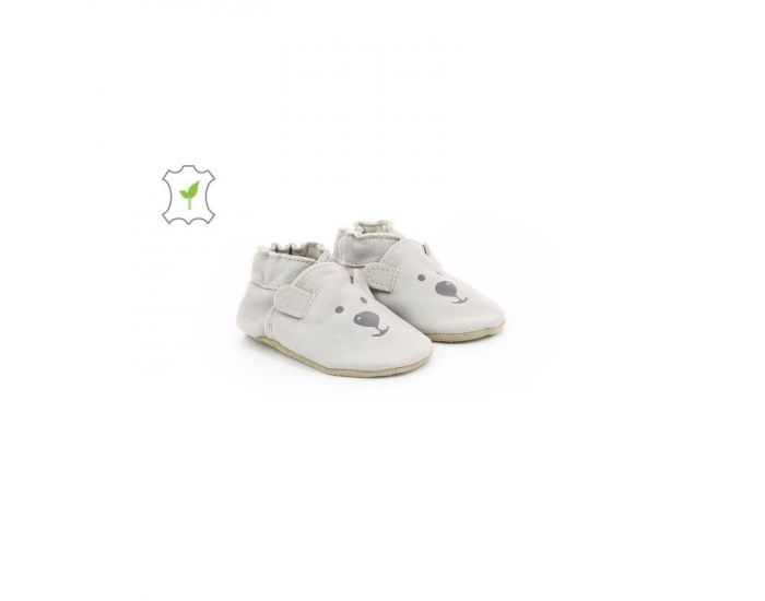 ROBEEZ Chaussons - Sweety Bear - Gris Clair (3)