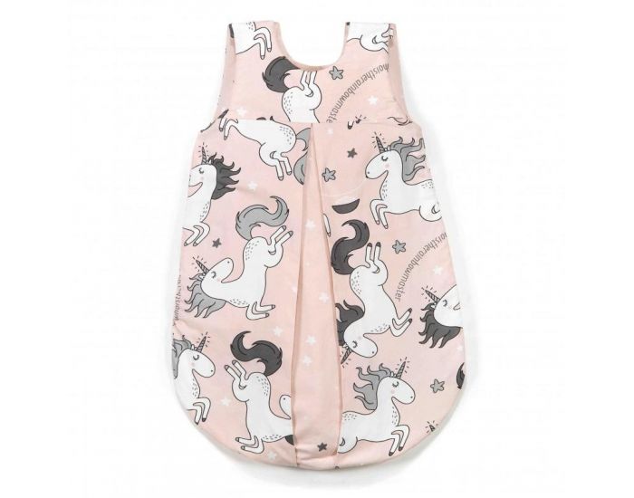 SEVIRA KIDS Gigoteuse turbulette en coton lger utilisable toute l'anne - Licorne Rose Rose (14)