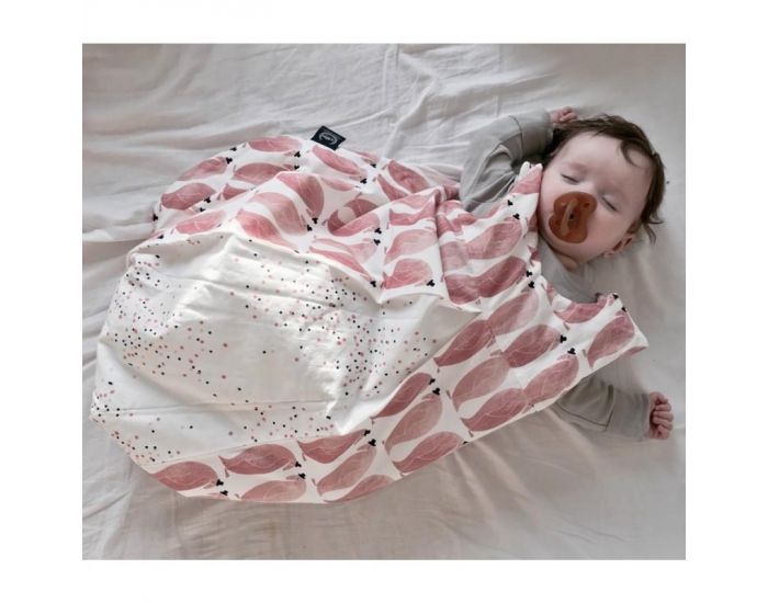 SEVIRA KIDS Gigoteuse turbulette en coton lger utilisable toute l'anne - Licorne Rose Rose (3)