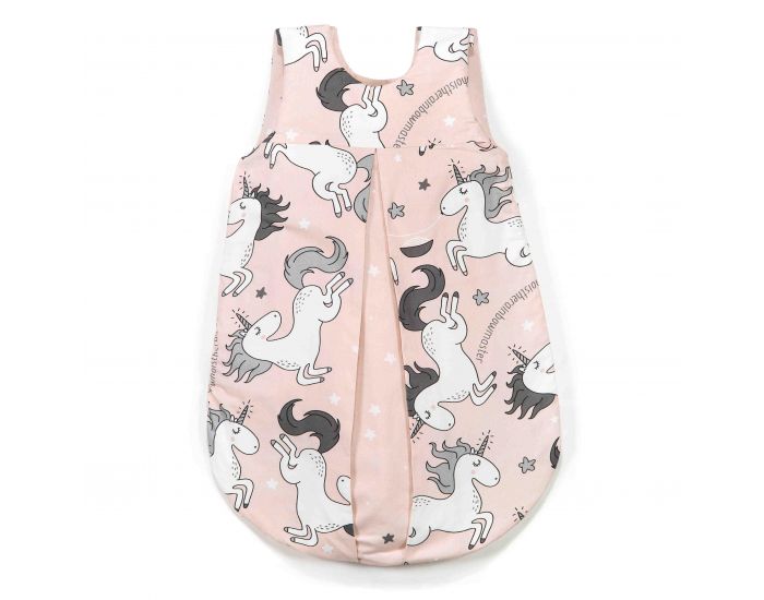 SEVIRA KIDS Gigoteuse turbulette en coton lger utilisable toute l'anne - Licorne Rose Rose (4)