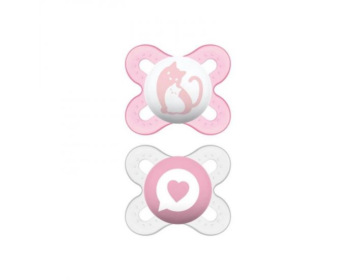 MAM Sucettes de Naissance en Silicone + Boite de st�rilisation - 0 � 2 mois  (5)